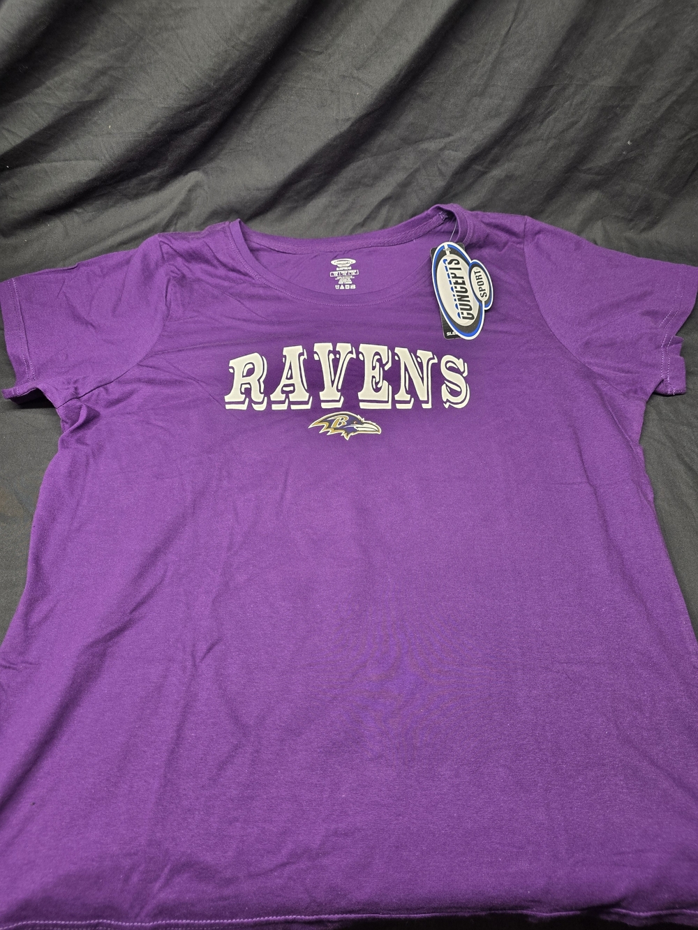 Baltimore Ravens Concepts Sport Sleep Shirt 1X NWT Purple NFL Team Apparel